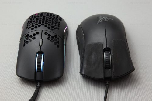 Glorious Model O と Razer DeathAdder