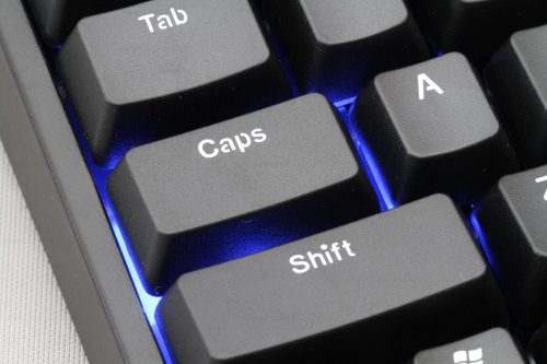 ARCHISS Progres Touch RETRO TKL CapsLockライト点灯